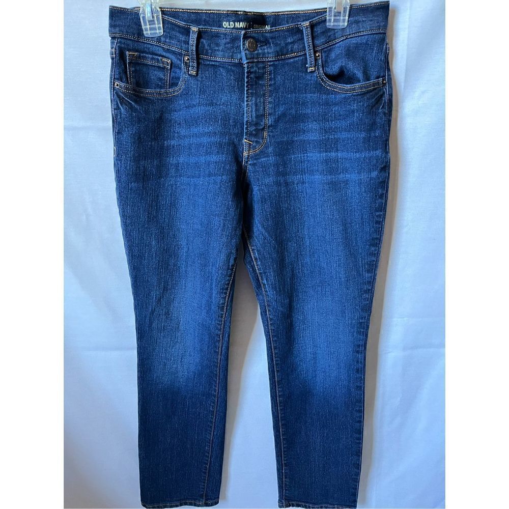 Old Navy Mid Rise Skinny Jeans Size 8 Stretch Denim